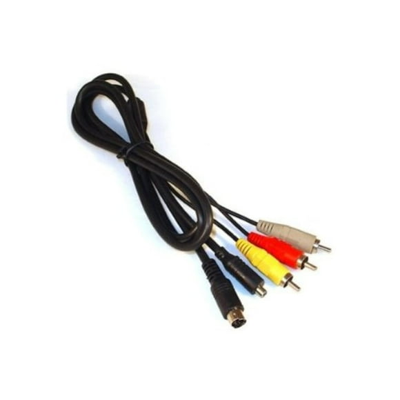 MPF Products VMC-15FS VMC15FS Câble Audio Vidéo AV A/V RCA s-Vidéo de Remplacement Compatible avec Certains Modèles de Caméscopes Sony Handycam (Modèles Compatibles Répertoriés Ci-Dessous)