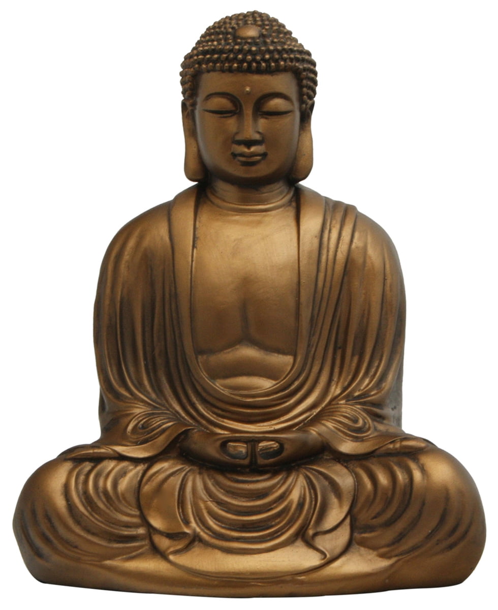 Japanese Buddha Statue, Kamakura, Bronze, 10.5 Inches - Walmart.com