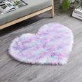 thumbnail image 3 of LCXmlly Pencil Bag Strong Water Absorption Rug Mat Love Heart Shape NonSlip Acrylic Fluffy Carpet, 3 of 6