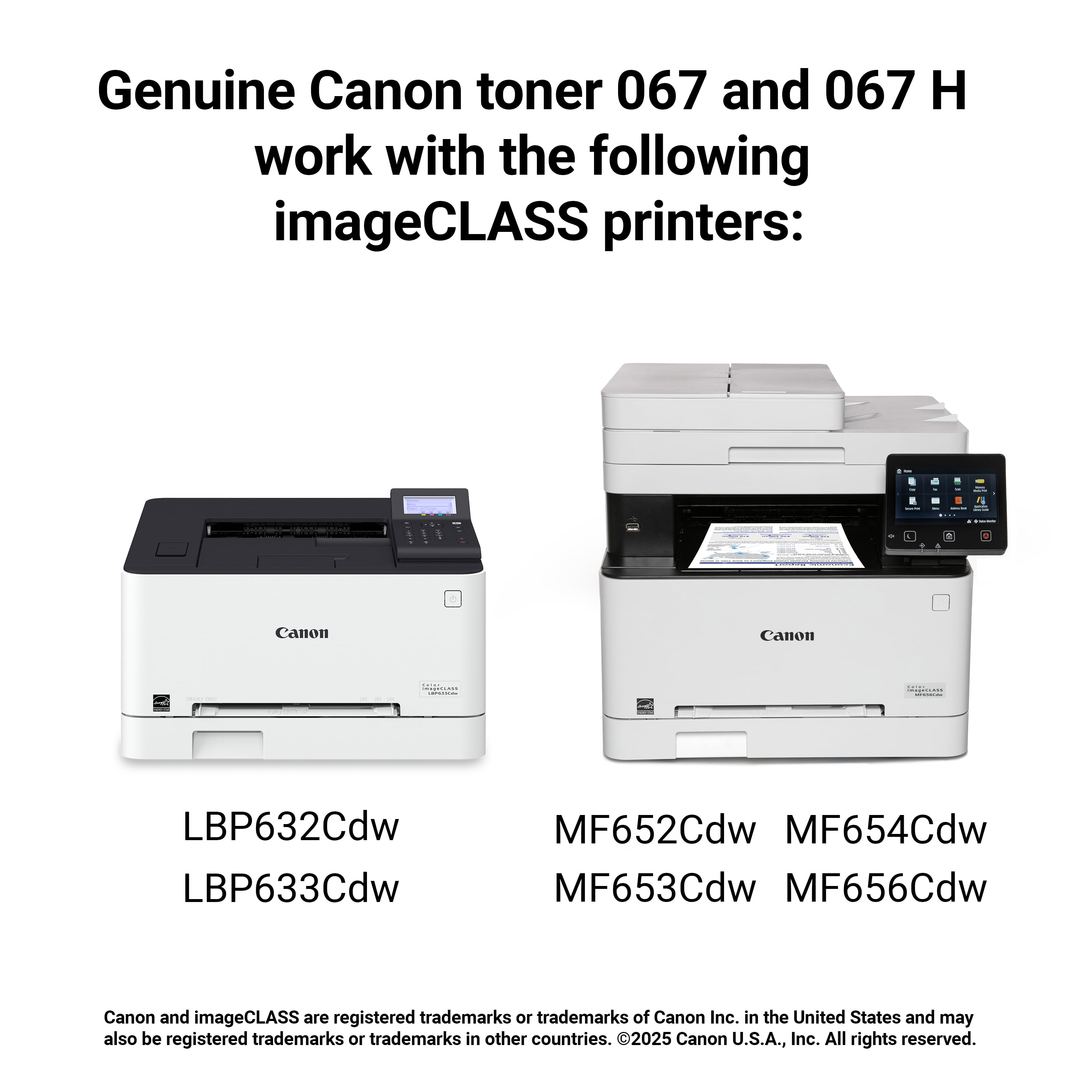 Canon 067 インクカートリッジ セット Amazon.com: 067 Toner Cartridge Set 067H MF656Cdw MF654Cdw
