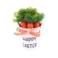thumbnail image 4 of 4PCS Tabletop Metal Easter Carrot Pot Decor 5.12in Happy Easter Spring Desk Shelf Decorations Farmhouse Home, 4 of 7