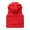 Red, variant on Brondbend Woman's Vest Women's Coats Hooded Sleeveless Pocket Zipper Outerwear Solid Color Comfortable Loose Fit Coats Lady School Tops Beige