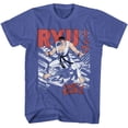 thumbnail image 1 of Street Fighter Ryu Royal Heather Adult T-Shirt M, 1 of 2