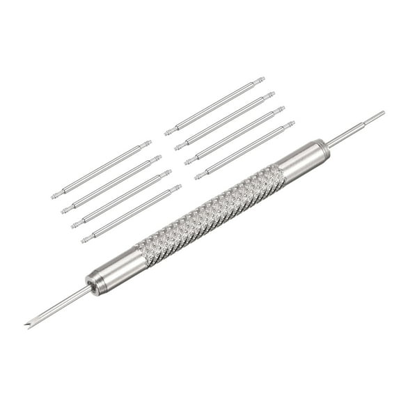 Uxcell 25mm Watch Band Pins Replacements, 1.5mm Dia, 8PCS, with Spring Bar Tool