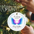 thumbnail image 5 of in Loving Memory Ornament Christmas 2025, Your Wings were Ready But My Heart was Not Ornament, Personalized Name Sympathy Ornament for Loss of Loved One Wings Heaven Ornament Xmas zaP8XS, 5 of 6