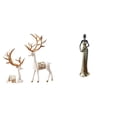 thumbnail image 1 of Escultura De Reno Europea Inspirada En Una Dama Tribal Africana, Arte Vintage, Artesanía Coleccionable Para Decoración Del Hogar, Adorno Para Chimenea Y Armario., 1 of 8