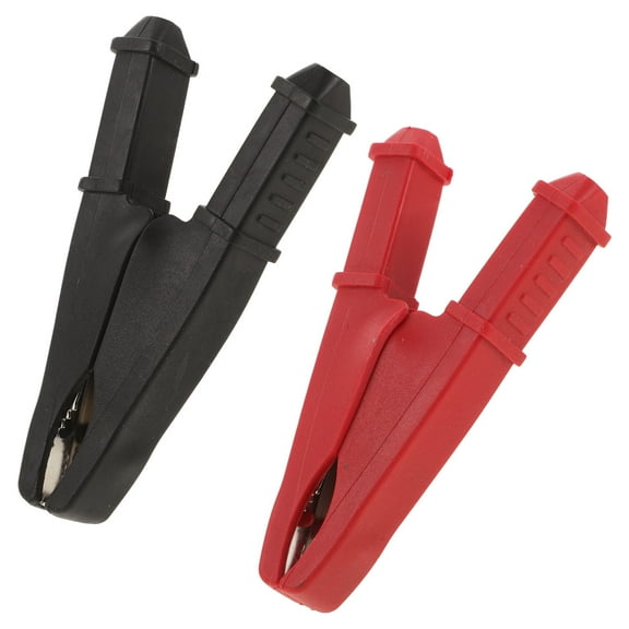 WHAMVOX 2 Pcs Clamp Alligator Test Clips Electrical Clamps