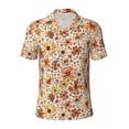thumbnail image 2 of Daiia Wildflowers Vintage Pattern Men’s Polo Shirts,Solid Deck Shirt,Classic Fit, Breathable Cotton Polo for Casual and Sport Wear-XX-Large, 2 of 7