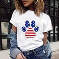 thumbnail image 4 of Fanxing Butterfly American Flag Shirts for Women 2025 Summer Fourth July Patriotic Loose Fit Memorial Day Graphic Tees USA Stars Stripes Tshirt My Orders Placed Recently By Me XL, 4 of 9