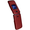 thumbnail image 4 of Étui pour Téléphone Alcatel Go Flip 4 / TCL Flip Pro, Étui Protecteur Rigide Mince Nakedcellphone avec Texture à Grille - Rouge, 4 of 7