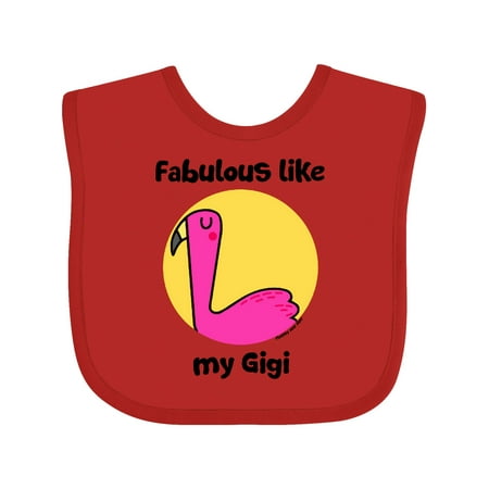 

Inktastic Fabulous like my Gigi Gift Baby Boy or Baby Girl Bib