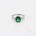 thumbnail image 2 of Birthstone Engagement Ring for Women by Ginger Lyne Sterling Silver Cubic Zirconia, 2 of 5