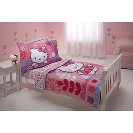 Hello Kitty Modern Garden Toddler Bedding Set