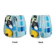 thumbnail image 5 of Xecao's French Bulldog Dog in a Bathtub for a double-layer running short for women, perfect for gym, tennis, and more, featuring a convenient pocket., 5 of 9