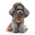 thumbnail image 3 of Desiderio Color estampado de flores ropa para perros ropa para perros ropa para perros verano, 3 of 5