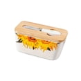 thumbnail image 2 of Ceramic Butter Dish with Lid and Knife - Nordic Style Butter Keeper for Freshness, Cheese Storage Container, 2 of 6