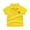 Yellow, variant on WOLLED Boys Girls Lapel Short-Sleeved Top Summer Causal Embroidery T-Shirts for Toddler Kids,Sized 1-6T