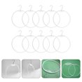 thumbnail image 4 of 10Pcs Plastic Hanger For Pant Hanger Space Saving Home Clothes Hanger, 4 of 8