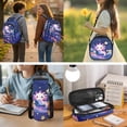 thumbnail image 5 of Yspwyqan Galaxy Star Axolotl Girls Backpack and Lunch Box Set, 4 Piece Lightweight Trendy Kids Backpack Set with Multi-Pocket Fits 15.6 Laptop for Middle School Camping Travel, 5 of 7