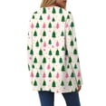 thumbnail image 6 of Jkety Holiday Cardigans for Women Womens Christmas Ugly Cardigan Casual Funny Reindeer Button Knit Open Front Cute Sweater for Holiday Party Beige,3XL, 6 of 7