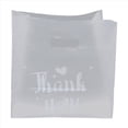 thumbnail image 2 of 100 Piezas Bolsa de Regalo de Plástico Thank You Bolsa de Compras de Plástico con Asa Bolsa de Regalo de Fiesta de Boda de Navidad Pastel Caramelo Pequeño, 2 of 7