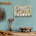 thumbnail image 2 of Farmhouse Kitchen Wall Art, Kitchen Always Open Signs Pictures, Framed Blessed Quotes Painting Rustic Kitchen Canvas Prints Art, Vintage Country Home Kitchen Wall Decorations Artwork 12x18 Inches, 2 of 7