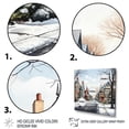 thumbnail image 3 of Designart "Christmas in the Winter Village IV" Food & Beverage Framed Wall Art Decor - Traditional Grey Fruits Hallway Framed Wall Art Decor, 3 of 6
