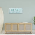 thumbnail image 2 of Stupell Industries Rustic Beach Cottage Watercolor Nature Painting Gallery Wrapped Canvas Art Print Wall Art, 40 x 17, 2 of 7