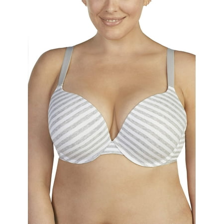 - Womens Plus Size Cotton Plunge Bra, Style R7024X