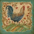 thumbnail image 2 of McRostie, Kate 15x15 Gold Ornate Wood Framed with Double Matting Museum Art Print Titled - Proud Plumage I, 2 of 4