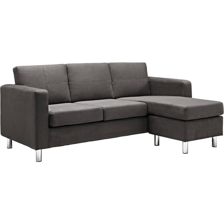 Dorel living small spaces configurable sectional sofa discount