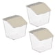 thumbnail image 4 of Contenedor de ajo de pared, elegante y transparente, para cebolla, cocina, 3 unidades, 4 of 12