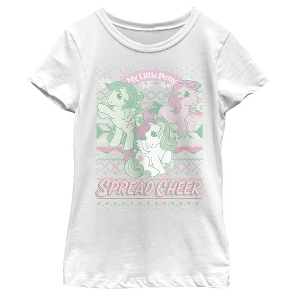 Girl's My Little Pony Spread Cheer Graphic Tee White X Small