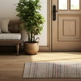 thumbnail image 4 of Rug Branch Modern Boho  Beige Blue Indoor Runner Rug - 2x13, 4 of 5