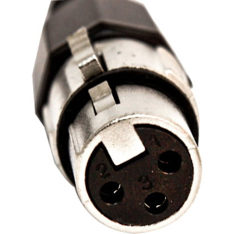 Seismic Audio SAXLX-100, Black 100 Foot XLR Microphone Cable