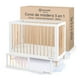 thumbnail image 1 of Cuna de Madera Convertible 3 en 1 Esquimal - Cuna, Cama Montessori y Sillón (Madera-Blanco, 125x65 cm), 1 of 7