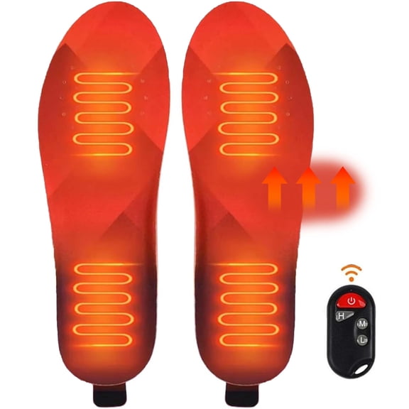 Rechargeable Heated Insoles - Custom-Fit Foot Warmers with Adjustable Temperature for All-Day Comfort