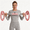 Pink, variant on SAYGOGO Adjustable Forearm & Wrist Trainer, 3 Counterweights, Dual-Wheel, Portable