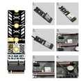 thumbnail image 2 of Miiottaa M.2 WiFi Card Adapter To NVME Converters For Stable Data Transfer And Gaming, 2 of 9