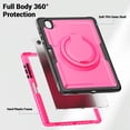 thumbnail image 3 of XYX Case for Samsung Galaxy Tab S11 (2025) with Rotating Stand, Shoulder Strap, 2in1 Shockproof Cover, Rose, 3 of 7