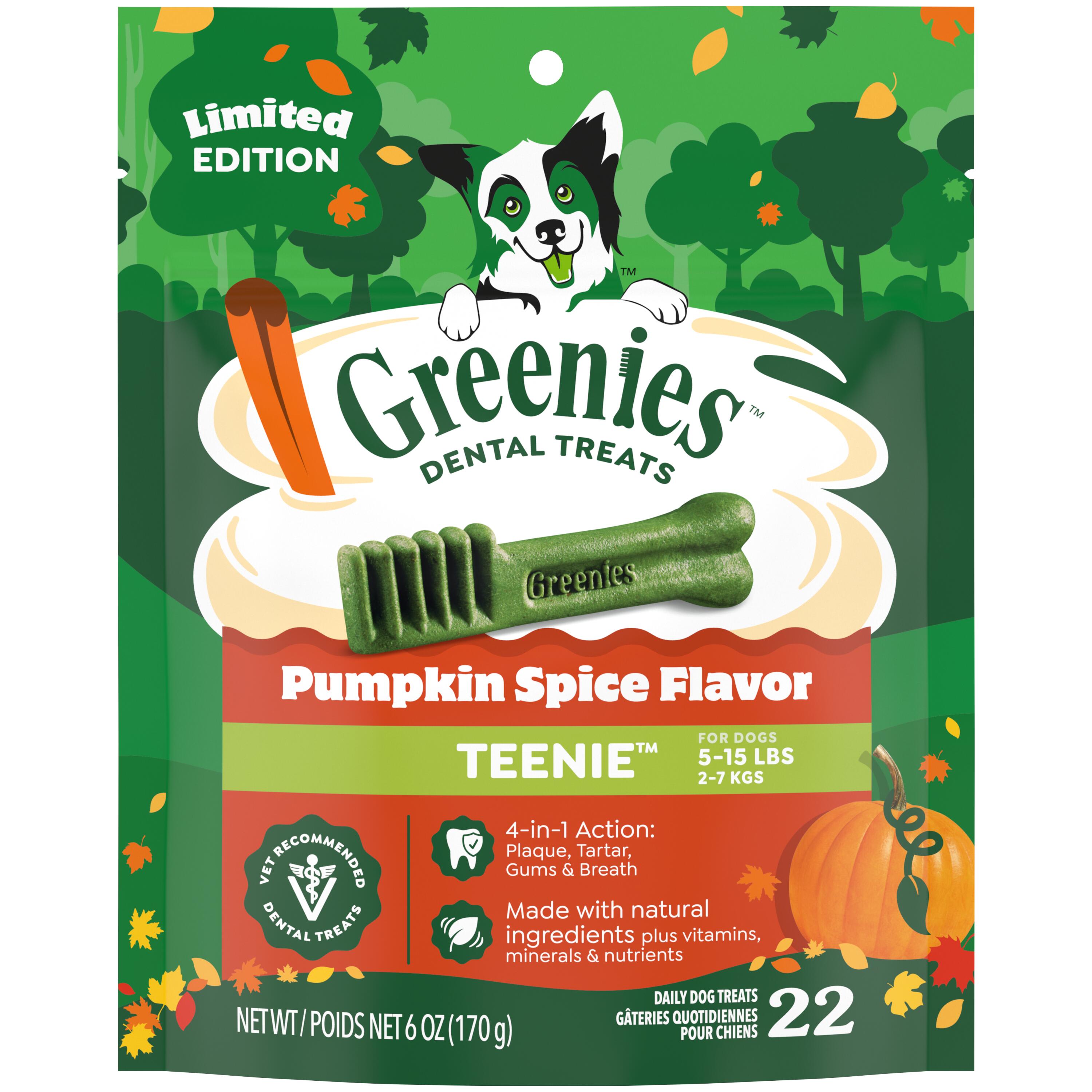 Greenies Original Pumpkin Spice Dental Chews, 6 oz photo 2