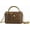 Coffee, variant on Mini Quilted Square Box Bag For Women,Top-Handle Crossbody Handbag With Metal Chain Strap Vanity purse