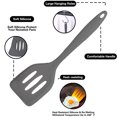 thumbnail image 3 of Sistema del utensilio de cocina del utensilio de cocina del silicón, sistema de la espátula de los utensilios de cocina antiadherentes de 2 piezas, resistente al calor, 3 of 5