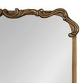 thumbnail image 4 of Kate and Laurel Brazelton Rounded Rectangle Ornate Traditional Mirror, 20 x 27, Gold, Ornamental Round Rectangular Classic Framed Wall Mirror, 4 of 8