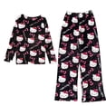 thumbnail image 3 of 2024 Nueva ropa de dormir de Sanrio Hellokitty para mujer Otoño e invierno Franela de terciopelo grueso Dibujos animados Invierno Ropa de hogar al aire libre S, 3 of 5