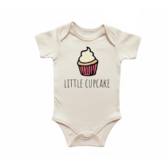 Cup Cake Baking Newborn Baby Bodysuit