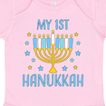 thumbnail image 4 of Inktastic My 1st Hanukkah with Menorah and Stars Boys or Girls Baby Bodysuit, 4 of 5