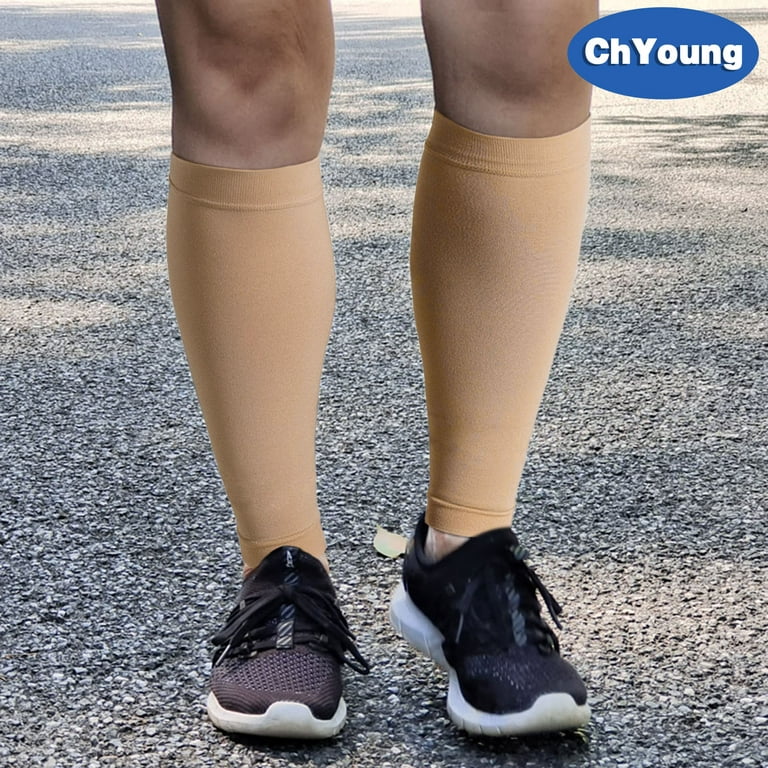 Calf Leg Support Brace Knee Compression Sleeves Socks Thigh Varicose Vein  Sport