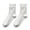 White, variant on Autumn Winter Socks Soft Calf Length Casual Sports Mid Tube Socks Solid Comfortable Long Socks Compression Socks Women