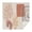 Orange Boho Abstract, variant on Orange Boho Plant Pattern Square Tablecloth,Waterproof Square Table Cover,Wipeable Spillproof Washable Table Cover for Home Kitchen Party Decor 42"X42"(107x107cm)
